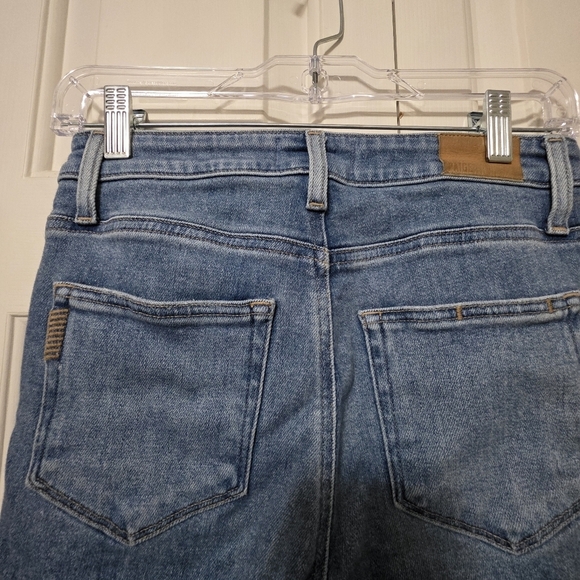 Paige Cindy Jean In Mel Distressed Hem Size 26 Women's - Picture 6 of 12